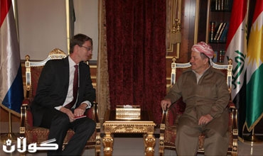 سه‌رۆكی هه‌رێمی كوردستان پێشوازی له‌ باڵیۆزی نوێی هۆڵه‌ندا له‌ عیراق ده‌كات