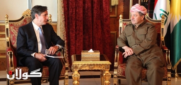 سه‌رۆكی ھەرێمی كوردستان پێشوازی له‌ شاندێكی باڵای ئه‌مریكی ده‌كات