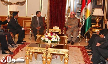 سەرۆكی هەرێمی كوردستان پێشوازی لە پرۆفیسۆر د.غازی زێباری و تیمێكی پزیشكی ئەمریكی دەكات