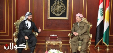 سه‌رۆكی هه‌رێمی كوردستان پێشوازی له‌ پرۆفیسۆر د. عه‌لی قه‌ره‌داغی ده‌كات