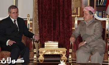 سه‌رۆكی هه‌رێمی كوردستان پێشوازی له‌ كونسوڵی گشتی نوێی ئه‌ڵمانیای فیدراڵ له‌ هه‌رێمی كوردستان ده‌كات