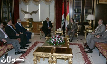 سه‌رۆكی هه‌رێمى كوردستان پێشوازی له‌ جێگری سه‌رۆك كۆماری عیراقی فیدراڵ ده‌كات