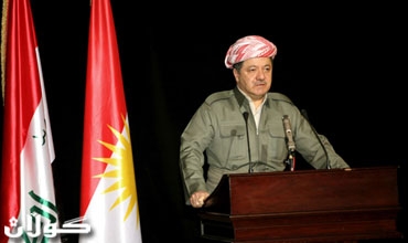 دەقی وتەکانی سەرۆکی هەرێم لە کۆنگرەی رەوەندی کوردانی سووریا لە هەولێر