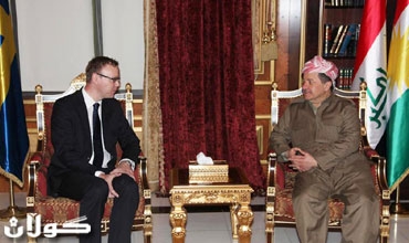 سه‌رۆكی هه‌رێمی كوردستان پێشوازی له‌ باڵیۆزی نوێی سوید له‌ عیراق ده‌كات