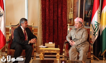 سه‌رۆكی هه‌رێمی كوردستان پێشوازی له‌ جێگری سه‌رۆك وه‌زیران و وه‌زیری ده‌ره‌وه‌ی نه‌مسا ده‌كات