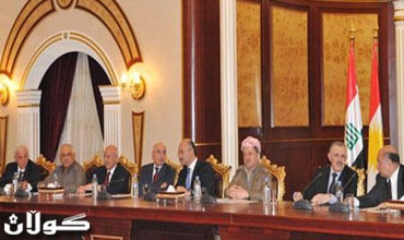 سه‌رۆكى هه‌رێمی كوردستان له‌گه‌ڵ نوێنه‌ر و به‌رپرسانى هه‌رێم و نوێنه‌ر و به‌رپرسه‌ كورده‌كان له‌ به‌غدا كۆبووه‌وه‌