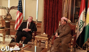 سەرۆكی هه‌رێمی كوردستان پێشوازی لە باڵیۆزی ویلایەتە یەكگرتووەكانی ئەمریكاو فەرماندەی هێزەكانی ئەو وڵاتە لە عیراق دەكات