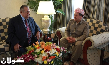 سەرۆكی هه‌رێمی كوردستان پێشوازی لە سەرۆك كۆماری عیراقی فیدراڵ دەكات