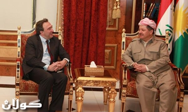 سەرۆكی هه‌رێمی كوردستان پێشوازی لە سیناتۆر جیوڤانی ڤێرنێتی ئەندام پەرلەمانی ئیتالیا دەكات