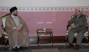 سه‌رۆكی ھه‌رێمی كوردستان و سه‌ید عه‌ممار ئه‌لحه‌كیم پرۆسه‌ی پێكھێنانی حكومه‌تی داھاتوویان تاوتوێ كرد