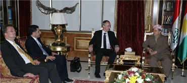 سەرۆكی هەرێمی كوردستان پێشوازی لە هەڵسورێنەری نوێی كاروباری باڵیۆزخانەی ئەلمانیا لە عیراق دەكات