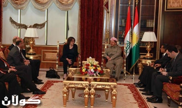 سەرۆكی ھەرێمی كوردستان پێشوازی لە شاندێكی ئەڵمانیای فیدراڵ دەكات