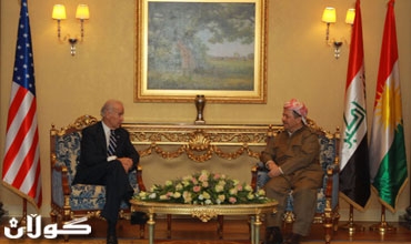 سه‌رۆكی هه‌رێمی كوردستان پێشوازی له‌ جێگری سەرۆكی ویلایەتە یەكگرتووەكانی ئەمەریكاو شاندێكی یاوەری ده‌كات