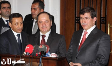 سه‌رۆك بارزانی له‌ فرۆكه‌خانه‌ی ئه‌سته‌نبوڵ له‌ لایه‌ن سه‌رۆكی په‌رله‌مانی توركیا پێشوازی لێكرا