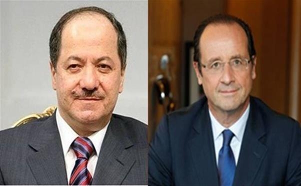 پەیامی هاوخەمیی سەرۆكی هەرێمی كوردستان بۆ سەرۆككۆماری فەڕەنسا 