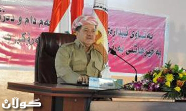 سەرۆكی هه‌رێمی كوردستان لەگەڵ فەرماندەو ئەفسه‌رانی هێزی پێشمەرگەو ناوخۆی دەڤەری خانەقین كۆبۆوە