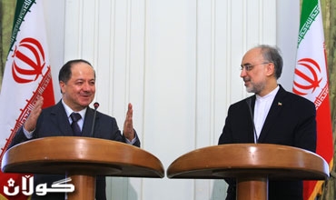 (سەرۆك بارزانی) لە تاران: \