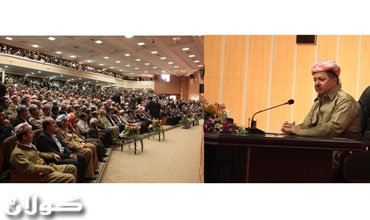 ده‌قی وته‌ی سەرۆكی هەرێمی كوردستان له‌ شارۆچكەی سۆران