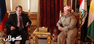 سه‌رۆكی هه‌رێمی كوردستان پێشوازی له‌ نوێنه‌ری تایبه‌تی سه‌رۆكی رووسیای فیدراڵ بۆ كاروباری رۆژهه‌ڵاتی ناوه‌ڕاست ده‌كات