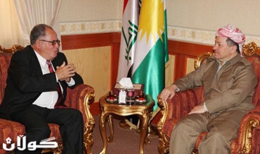 سه‌رۆكی هه‌رێمی كوردستان پێشوازی له‌ نووسه‌رو توێژه‌ری میسری ره‌جائی فاید ده‌كات