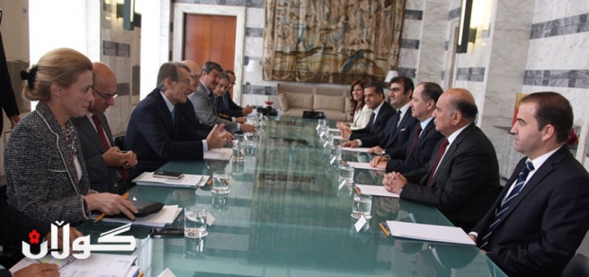 سه‌رۆكی هه‌رێمی كوردستان له‌ رۆما له‌گه‌ڵ وه‌زیری ده‌ره‌وه‌ی ئیتاڵیا كۆبووه‌وه‌