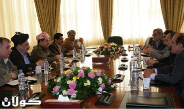 سەرۆك بارزانی لەگەڵ لایەنە سیاسییەكانی بەشداربووی لیستی هاوپەیمانی كوردستان كۆبووەوە