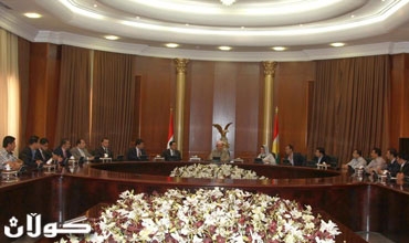 سه‌رۆكی هه‌رێمی كوردستان پێشوازی له‌ شاندێكی كه‌مپینی رێكخراوه‌ مه‌ده‌نیه‌كان ده‌كات