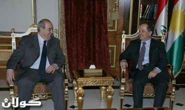 سه‌رۆكی هه‌رێمی كوردستان پێشوازی له‌ سه‌رۆكی قه‌واره‌ی عیراقییه‌ و شاندێكی یاوه‌ری ده‌كات