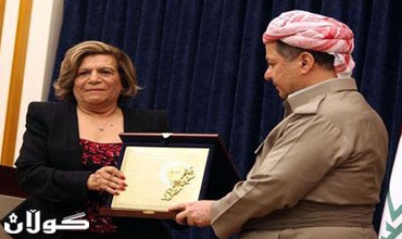 سه‌رۆكى هه‌رێمی كوردستان له‌ لایه‌ن زانكۆى زانست و ته‌كنۆلۆژیاى ئه‌مه‌ریكى له‌ لوبنان خه‌ڵات كرا