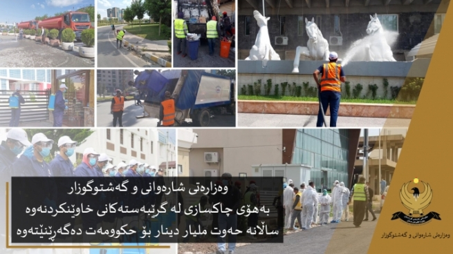 وه‌زاره‌تى شاره‌وانى بەهۆی چاکسازی لە گرێبەستەکانی خاوێنکردنەوە ساڵانە حەوت ملیار دینار بۆ حکوومەت دەگەڕێنێتەوە