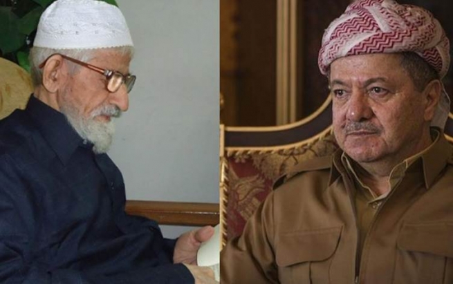 بارزانی سەرەخۆشی لە بنەماڵەی شێخ سدیق عەبدولعەزیز ده‌کات