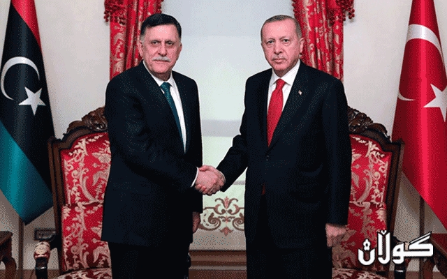  ئەردۆغان: دەستمان بە ناردنی سەرباز بۆ لیبیا کرد 