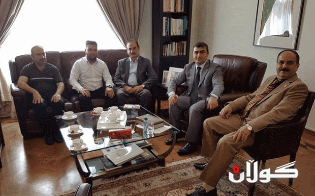 شاندێکی کەسایەتی ئێزیدی و ماڵپەری هکارنێت سەردانی باڵوێزخانەی عێراقیان کرد