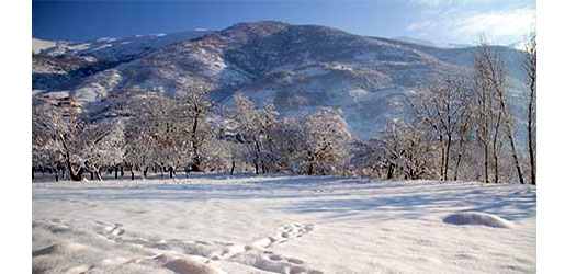 ئەمڕۆ لەم شوێنانە بەفر باریوە