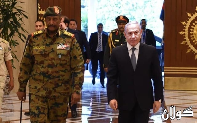  سودان پەیوەندییەکانی لەگەڵ ئیسرائیل ئاسایی دەکاتەوە 