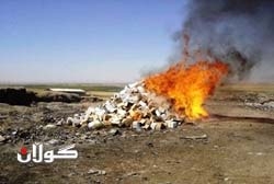 ئیبراهیم خه‌لیل... پتر ژ سێ هزار ته‌نێن كه‌ره‌سته‌یان هاتینه‌ ژناڤبرن و زڤراندن 
