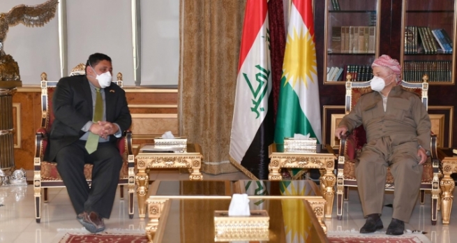 سەرۆك بارزانی پێشوازی لە جێگری نێردەی تایبەتی وەزارەتی دەرەوەی ئەمریكا بۆ كاروباری سووریا دەكات