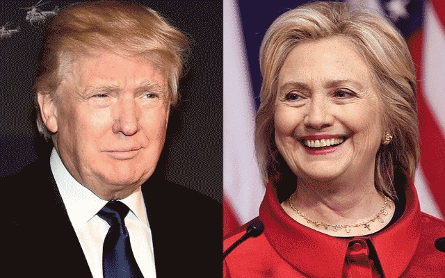 ترامپ‌ و هیلاری‌ براوه‌ بوون