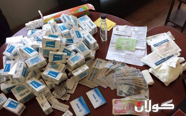 لە هەولێر دەست بەسەر ئۆتۆمبێلێكی پڕ لە ماددەی هۆشبەردا دەگیرێت