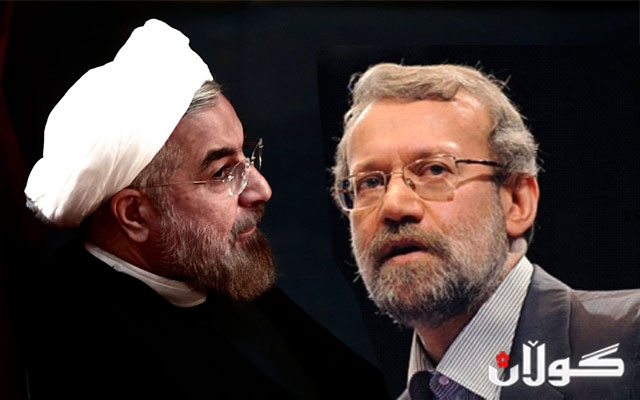 لە تاران دژی رۆحانی و سەرۆكی پەرلەمانی ئێران دروشم درا