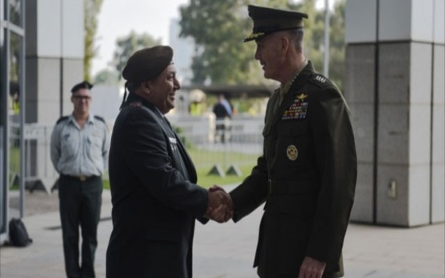 سه‌رۆك ئه‌ركانی سوپای ئه‌مه‌ریكا سه‌ردانى ئیسرائیلی كرد