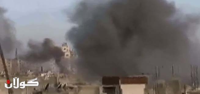 سووریا و ئوردون، ته‌قه‌یان له‌ یه‌كتر كرد