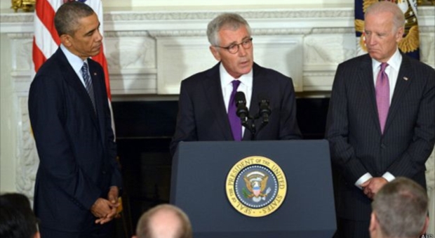 ئۆباما ده‌ست له‌كاركێشانه‌وه‌ى وه‌زیری به‌رگریى ئه‌مه‌ریكاى به‌ فه‌رمى راگه‌یاند