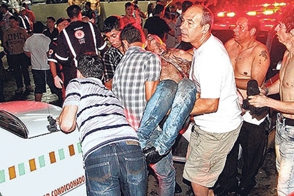 به‌هۆی‌ گڕگرتنی یانه‌یه‌كی به‌رازیلیه‌وه‌ 445 كه‌س سوتان