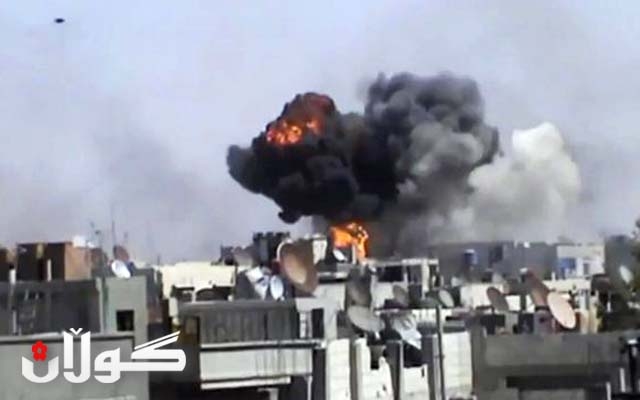 هیومه‌ن رایتس وۆچ: سوپای سوریا چه‌ندین جار بۆمبی سوتێنه‌ری به‌كارهێناوه‌ 