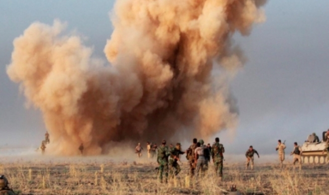 بەهۆی تەقینەوەی بۆمبێكەوە پێنج سەربازی عێراق بوونە قوربانی