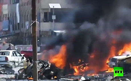  زنجیرەیەك تەقینەوە بەغدایان هەژاند 