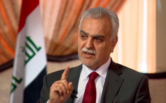  تارق هاشمی: ئەگەر داعش شەڕ لە دژی پێشمەرگە رانەگرێ 