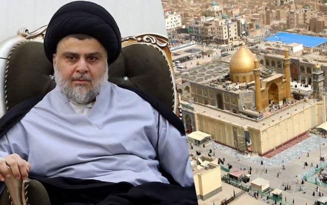 پاش داخستنی بۆ ماوەی هەشت مانگ، سەدر نووسینگەکەی لە نەجەف دەکاتەوە