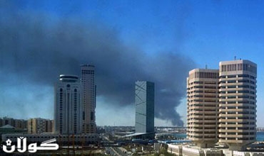 لایه‌نگرانی قه‌زافی و هێزه‌کانی حکومه‌تی کاتی لیبیا له‌ ته‌رابلوس به‌ یه‌کداده‌ده‌ن